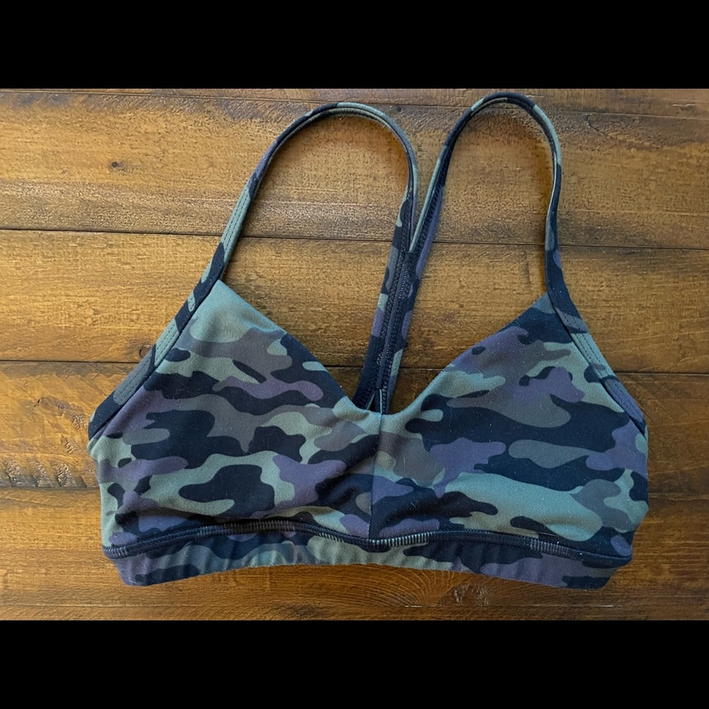 Camo Fleo Sports Bra